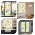 thumbnail image 7 of Yellow Watercolor Floral Window Privacy Film, Spring Flower Abstract Art Static Cling UV Sun Blocking Heat Control Window Tint Day and Night, Non-Adhesive One Way Windows Privacy Cover 29.5''x78.7'', 7 of 7
