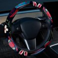 thumbnail image 2 of Easter 14.5 Inch Printing PVC Leather Car Wheel Covers Steering Wheel Covers Steering Wheel Cover Auto Accessories, 2 of 6