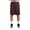 Maroon, variant on Sport-Tek Men's Elastic Waistband Mesh Short