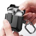 thumbnail image 4 of Funda protectora de lujo para Airpods Pro 2, funda de auriculares para Apple airpods pro 2 3 pro2 Air pod 2, trineo a prueba de golpes con gancho, 4 of 4