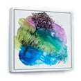 thumbnail image 3 of Designart 'Rainbow Silhouette Of Tree On The Riverbank At Night' Modern Framed Canvas Wall Art Print, 3 of 5