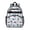 Baseballs and Helmets, variant on Baseballs and Bats White Pattern Backpack for School, Cute School Bag with Adjustable Shoulder Straps and Padded Back, 15.25"x11.5"x5.25"