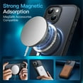 thumbnail image 7 of JETech 3 in 1 Magnetic Case for iPhone 13 Mini 5.4-Inch with 2 Pack Tempered Glass Screen Protectors, Compatible with MagSafe, Translucent Matte Back Shockproof Phone Cover (Black), 7 of 7