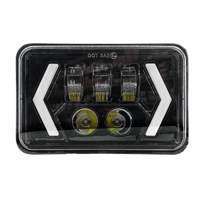Faro LED Cuadrado 5" con Direccional 12-80V 3000Lm