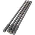 thumbnail image 1 of HUGFEGWE Screwdriver Bits Set 4pcs 1/4 Inch Hex Shank Magnetic Phillips Slotted Screwdriver Bit 150mm Length S2 Screw Driver Kit Tools CJB91-25205, 1 of 6