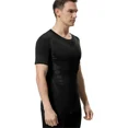 thumbnail image 5 of Ropa de bicicleta de primera capa para hombre, camiseta Interior deportiva para ciclismo, camisetas de compresión, manga corta para correr y Fitness, 5 of 5