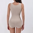 thumbnail image 5 of Waist Trainer Bodysuit for Women Abdomen Control Butt Lifting Compression Shapewear Breathable Underwear Breathable Shapewear with Wide Straps - High Waist Tummy Control Body Shaper Complexion L, 5 of 7