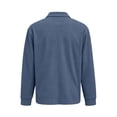 thumbnail image 4 of Mens Polo Shirts Long Sleeve Corduroy Lapel Collar Men Shirts Casual Comfort Button-Down Golf Shirt with Pocket, L, 4 of 5