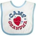 thumbnail image 3 of Inktastic Camp Grandma Boys or Girls Baby Bib, 3 of 4