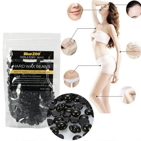 VGEBY 100g/Bag Hard Wax Beans Hard Body Wax Beans, Hair Removal Brazilian Pearl Depilatory Wax European Beads for Women