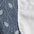 thumbnail image 4 of Leaves Microwave Oven Cover, Branches over Denim Background Contemporary Fashion Nature Mix Art Deco, Water Resistant Organizer with Pockets for Kitchen, 36" x 12", Pale Blue Slate, by Ambesonne, 4 of 4