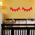 thumbnail image 4 of Wall Decals Wall Sticker A Pair Eyelash Home Decor Wall Sticker Decal Bedroom Wall Decals Wall Sticker Vinyl Art Mural 50% 0ff Clearance!, 4 of 7