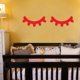 thumbnail image 4 of Vinilo decorativo de pestañas para pared | Mural artístico removible | Decoración para el hogar y el dormitorio para paredes lisas, azulejos, vidrio y muebles., 4 of 6
