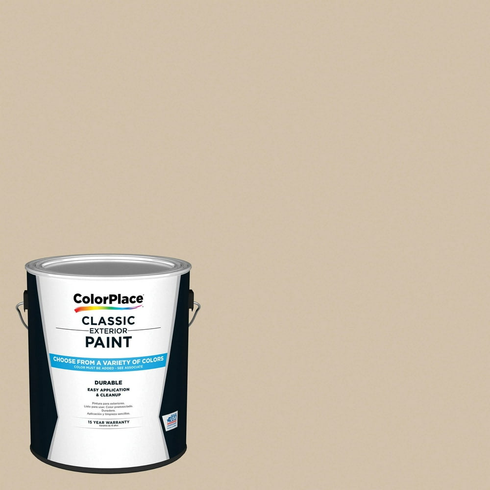 ColorPlace Classic Exterior House Paint, Mushroom Cap