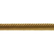 5/16" (0.5cm) Medium Shiny Twisted Rope Cord with Lip | Cord Trim # 0516S,, Antique Gold #C4 (Dark Yellow Gold) 10 Yards (30 ft/9.5m)