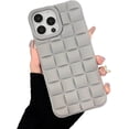 thumbnail image 3 of Compatible con iPhone 13 Pro Max Funda para mujeres/niñas, lindo diseño 3D de silicona suave a prueba de golpes con esquinas elevadas para iPhone 13 Pro Max (púrpura), 3 of 5