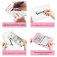 thumbnail image 5 of 2CFun A6 PU Leather Budget Binder Money Planner Organizer A6 PU Leather Mini Zipper Binder, 8 Pieces, 5 of 8