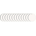 thumbnail image 4 of 25PCS Blank Sublimation Christmas Hanging Decoration Kit DIY Heat Printed Round Wooden Board with Gold Rope, 4 of 6