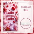 thumbnail image 2 of Heart-shaped Balloons Ladies Celebration Banner Red Gift Boxes Women's Party Display Lipstick Decor Pink Theme Girls' Gathering Backdrop for Women's Party Ladies' Gathering Girls' Night, 2 of 9