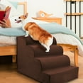 thumbnail image 5 of Precious Tails Deluxe High-Density Foam 4-Step Pet Stairs for Dogs and Cats - Durable, Lightweight, and Portable Staircase for Easy Mobility Assistance, 5 of 8