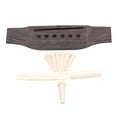 thumbnail image 3 of Datingday 1Set Acoustic Guitar Bridge + Bone Bridge Pins/Saddle/Nut Saddle Guitar Parts, 3 of 6