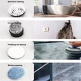 thumbnail image 4 of Cordless Power Scrubber With Adjustable Extension Handle And Interchangeable Brush Heads For Deep Cleaning Tiles Floors Kitchen Bathroom, 4 of 6