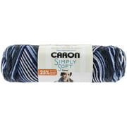 Caron Simply Soft Camo Yarn 12/Pk-Blue Camo