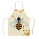 thumbnail image 1 of Delantal sin mangas de lino estampado para fiestas Delantal de cocina sin mangas resistente al aceite y las manchas, 1 of 2