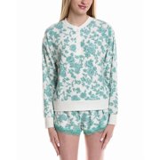PJ Salvage womens Lacey Jade Waffle-Knit Top, s, White