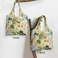 thumbnail image 3 of XMXT Canvas Tote Bag, European Style Pistil Printing Large Handbag for Women, Shopping Working Travel, 3 of 7
