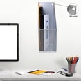 thumbnail image 2 of Mesh Steel Deluxe Magazine Rack, Extra Wide, Magazine File Holder-1, 2 of 5