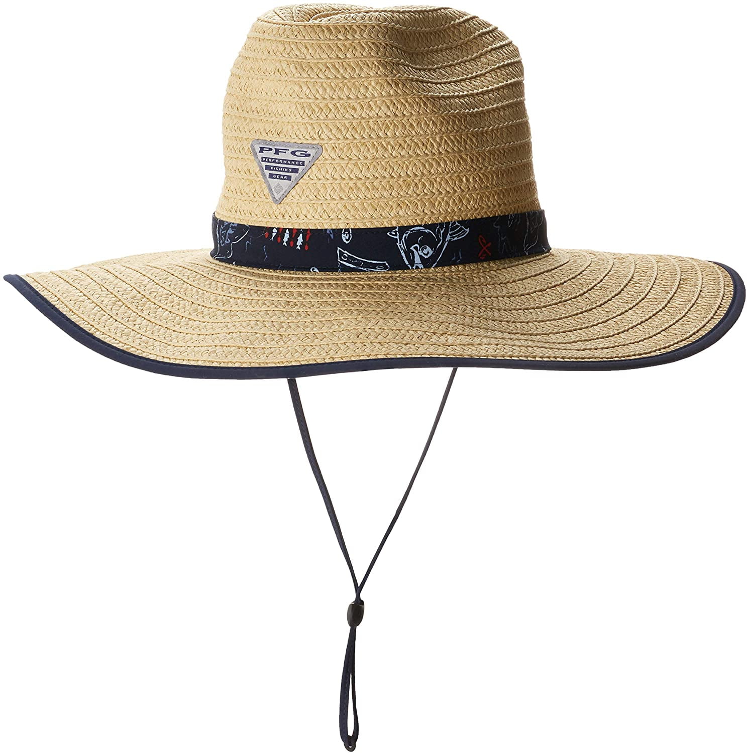 Columbia PFG BAHA Straw Hat Collegiate 