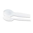 Dixie Plastic Cutlery, Heavy Mediumweight Teaspoons, White, 100/Box