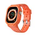 thumbnail image 1 of WorryFree Gadgets Band Compatible with Apple Watch Ultra 49mm Band with Bumper Case, Rugged Men Sport Bands with Protective Cover for iWatch Ultra Accessories (Orange-49mm), 1 of 5