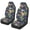 Palm Trees, variant on XYZCANDO Tropical Turtle Car Front Seat Covers Set of 2 Nonslip Car Seat Covers Front Seats Only Stretch Polyester Fabric Cover Cars Seats Covers Protector for Cars Sedans SUVs