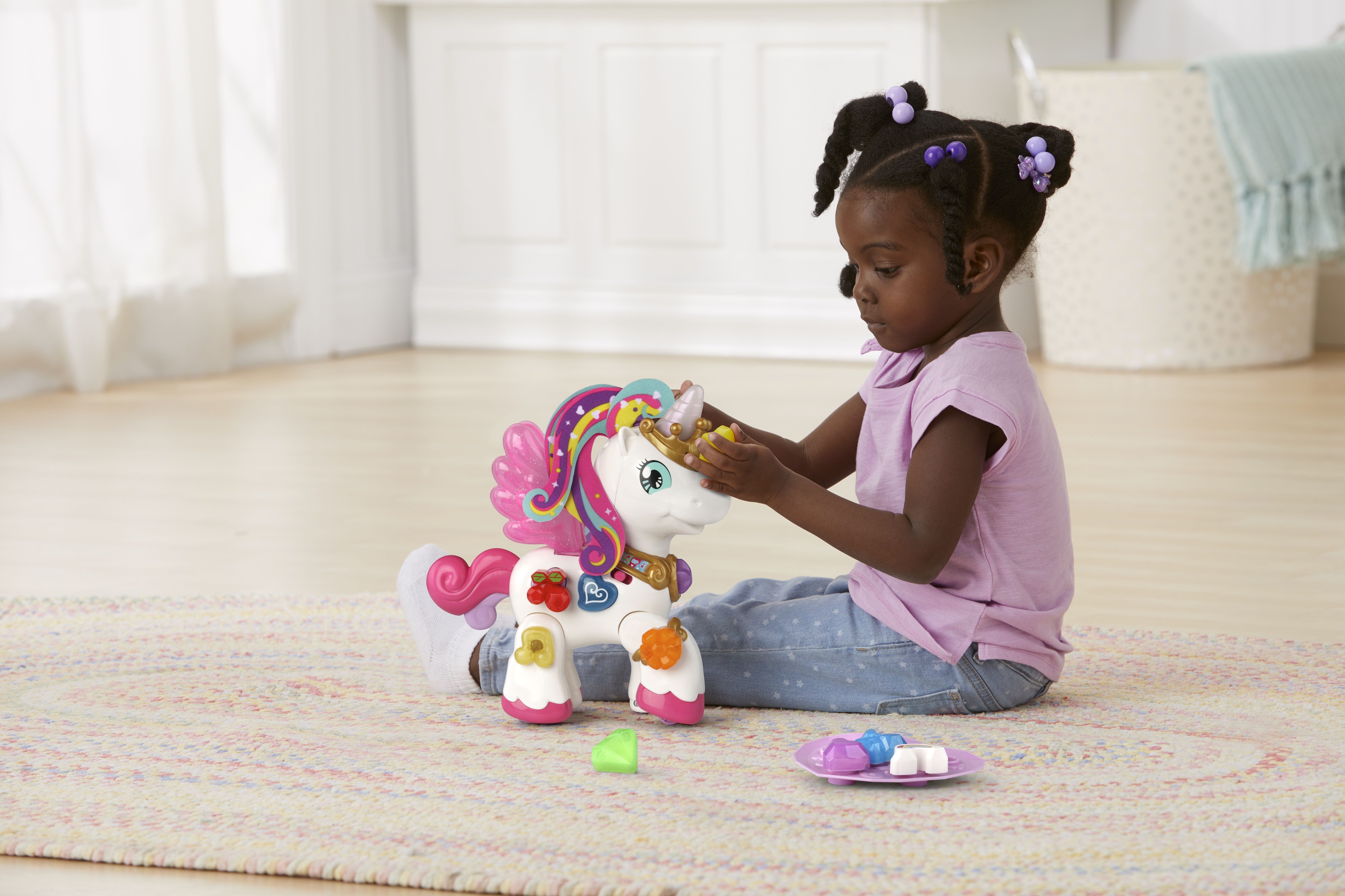VTech Starshine the Bright Lights Unicorn, Imaginative Play Toy for Toddlers - image 4 of 12