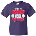 thumbnail image 3 of Inktastic That's My Awesome Sister out There with Volleyballs Youth T-Shirt, 3 of 5