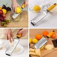 thumbnail image 4 of Ruiboury Lemon Zester Cheese Grater Cheese Ginger Garlic Nutmeg Chocolate Vegetable Zesting Tool Fruit Kitchen Gadgets, 4 of 6