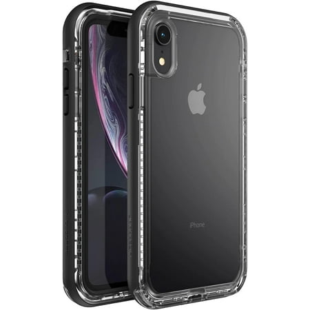 LifeProof Next Series Case for iPhone XR Only - Retail Packaging - Black Crystal Clear/Black