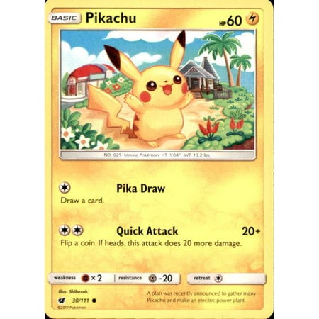 Pikachu Pokemon Card - Pokemon Crimson Invasion Pikachu #30