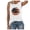 White, variant on Women's Camisole Tank Top Printing Sleeveless Loose Sunflower O-Neck Blouse Undershirts
