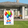 thumbnail image 3 of Amhnf Colorful Balloons Happy Birthday Garden Flag For Home Outdoor Garden Yard Decor 12x18 inch, 3 of 5