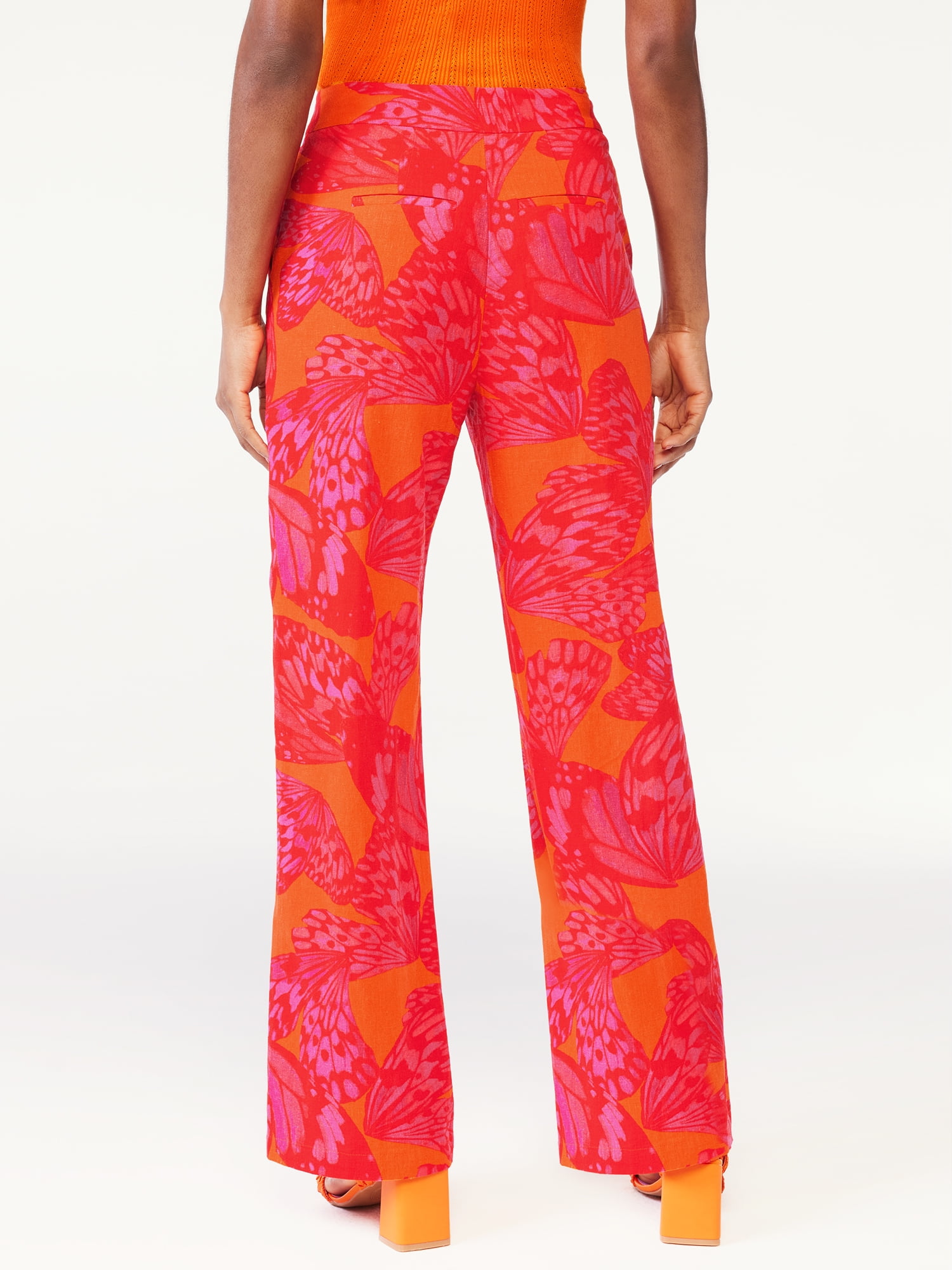 Etudes tie-dye-print pleated wide-leg shorts - Orange