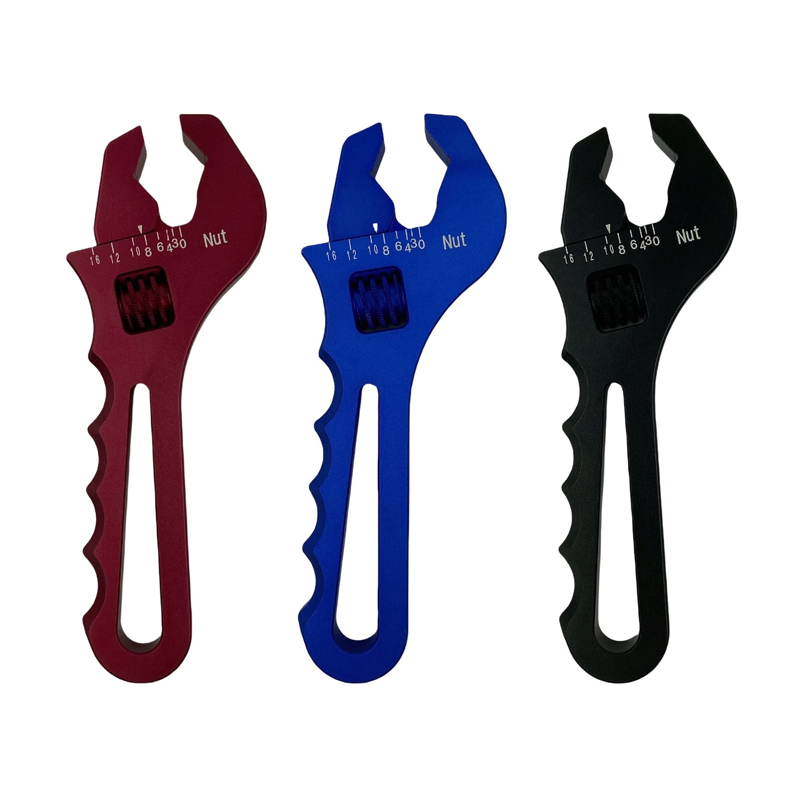3AN-16AN Adjustable Wrench Tool Aluminium Joint Wrench Tool Adjustable Wrench for Hose End Fitting Adapter Hand Tool