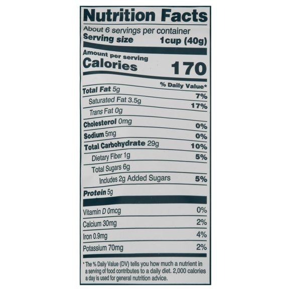 Cold Cereals Sugar Free 0 5g