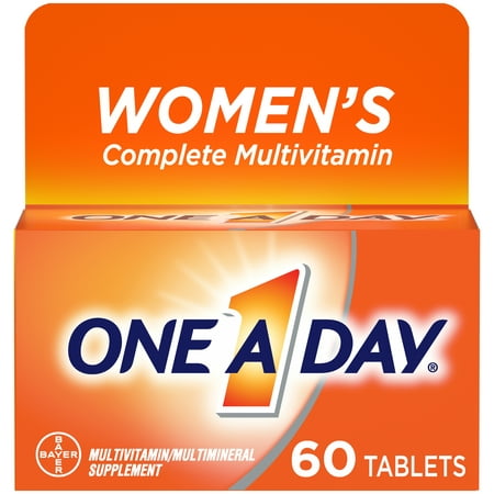 One A Day Women's Multivitamin Supplements with Vitamins A, C, E, B1, B2, B6, B12, Biotin, Calcium and Vitamin D, 60 (Best Multivitamin Mineral Supplement)