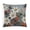 Pattern, variant on Pillow Cases Swiss Edelweiss Alpine Flowers Modern Sofa Throw Pillow Cover 16"x16" Decoration for Sofa Couch Nature Flower Bed Throw Pillows