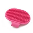 thumbnail image 3 of Cepillo de baño para perros Qianli rosa, cepillo de masaje de belleza de goma de silicona para gatos, cepillo de limpieza para cachorros, 3 of 5