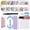 Dental drill set I, variant on ROZYARD Tooth Jewelry Tools for Teeth Tooth Artificial Crystal Rhinestones Mixed Sizes