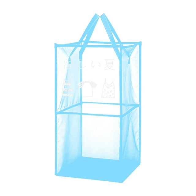 Amzcrzy Rangement et Organisation Panier à Linge Sale Panier de Rangement, Tissu en Maille, Panier à Linge Sale Pliable Lavable à l'Eau, Panier à Linge Sale Rangement à la Maison Organisation et Rangement
